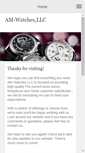 Mobile Screenshot of amwatches.net